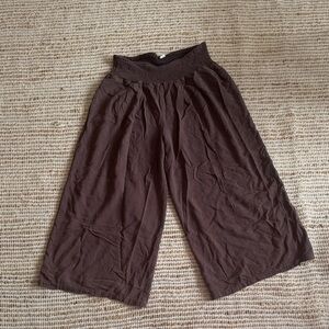 Women’s Brown Wide-Leg Pants